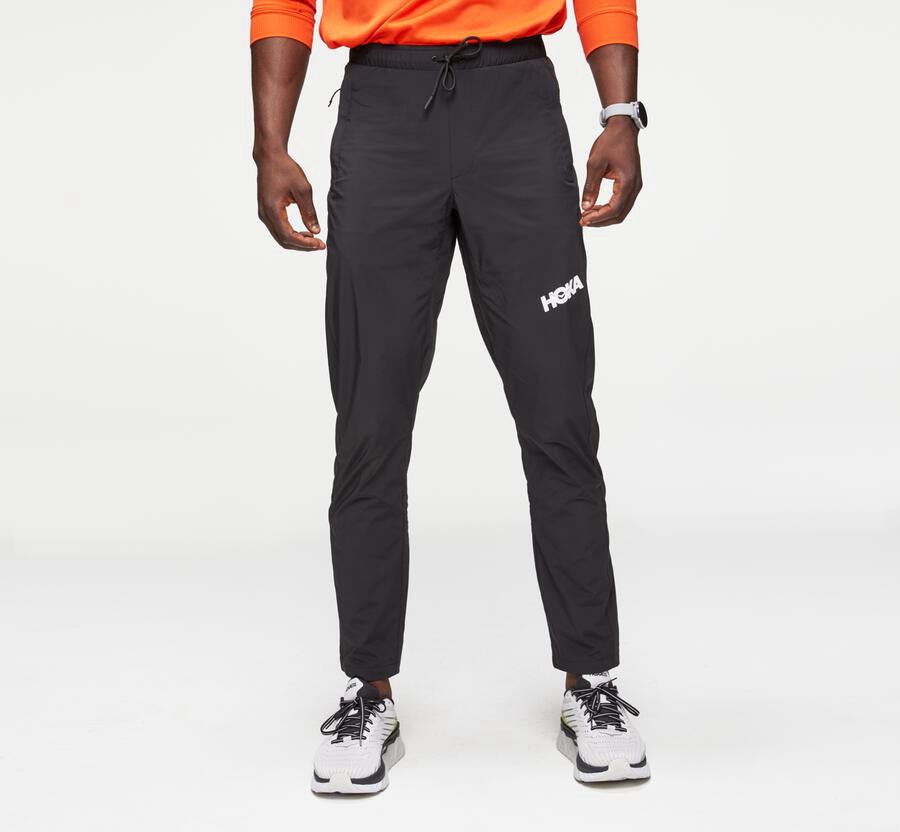 Pantalones Hoka One One Hombre Negros - Jogger - NHFO23789